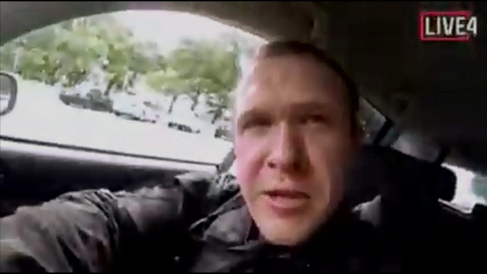 A still image taken from video circulated on social media, apparently taken by a gunman and posted online live as the attack unfolded, shows him driving in Christchurch, New Zealand, March 15, 2019. u00e2u20acu201d Social Media Website handout pic via Reuters 